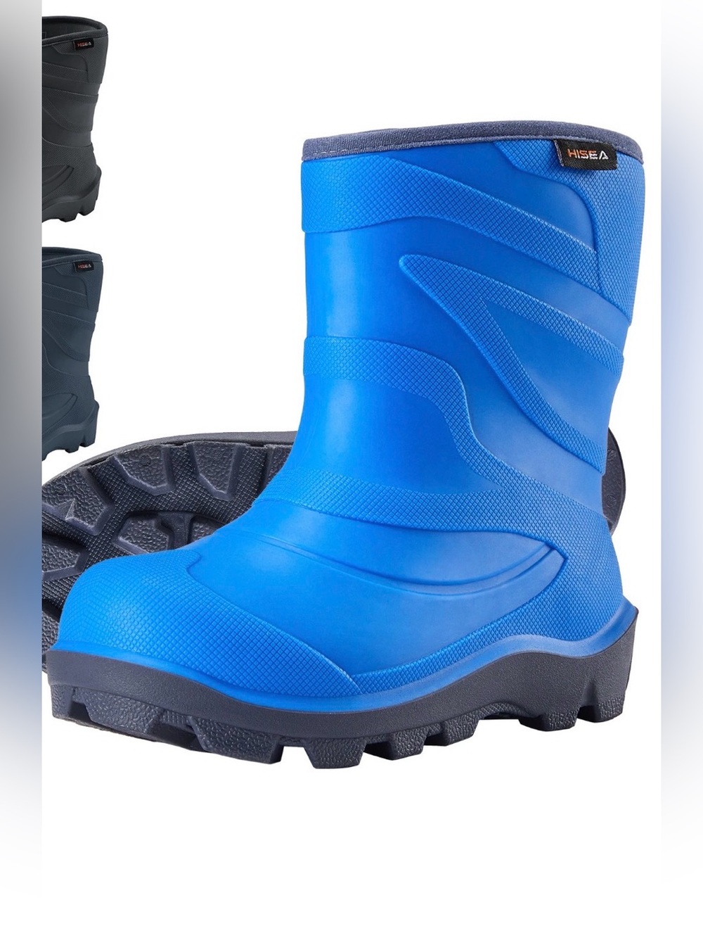 HISEA Blue Waterproof Rain Gardening Winter Boots women’s 8.5 9  big kids 7 - Picture 4 of 4
